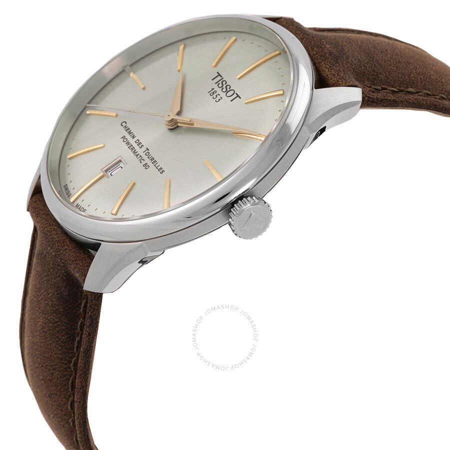 Tissot Chemin Des Tourelles Automatic Ivory Dial Men's Watch T1394071626100 - Watches of America #2