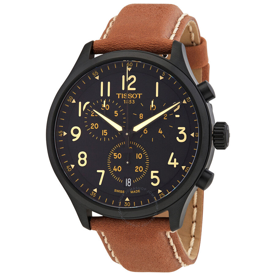 Tissot Chrono XL Chronograph Quartz Black Dial Men's Watch T116.617.36.052.03 - Watches of America