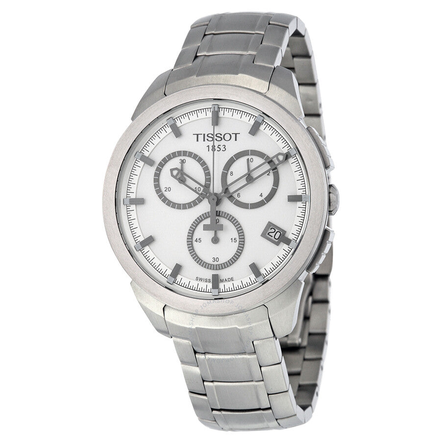 Tissot Chronograph Silver Dial Titanium Men's Watch T0694174403100 - The Watches Men & Co