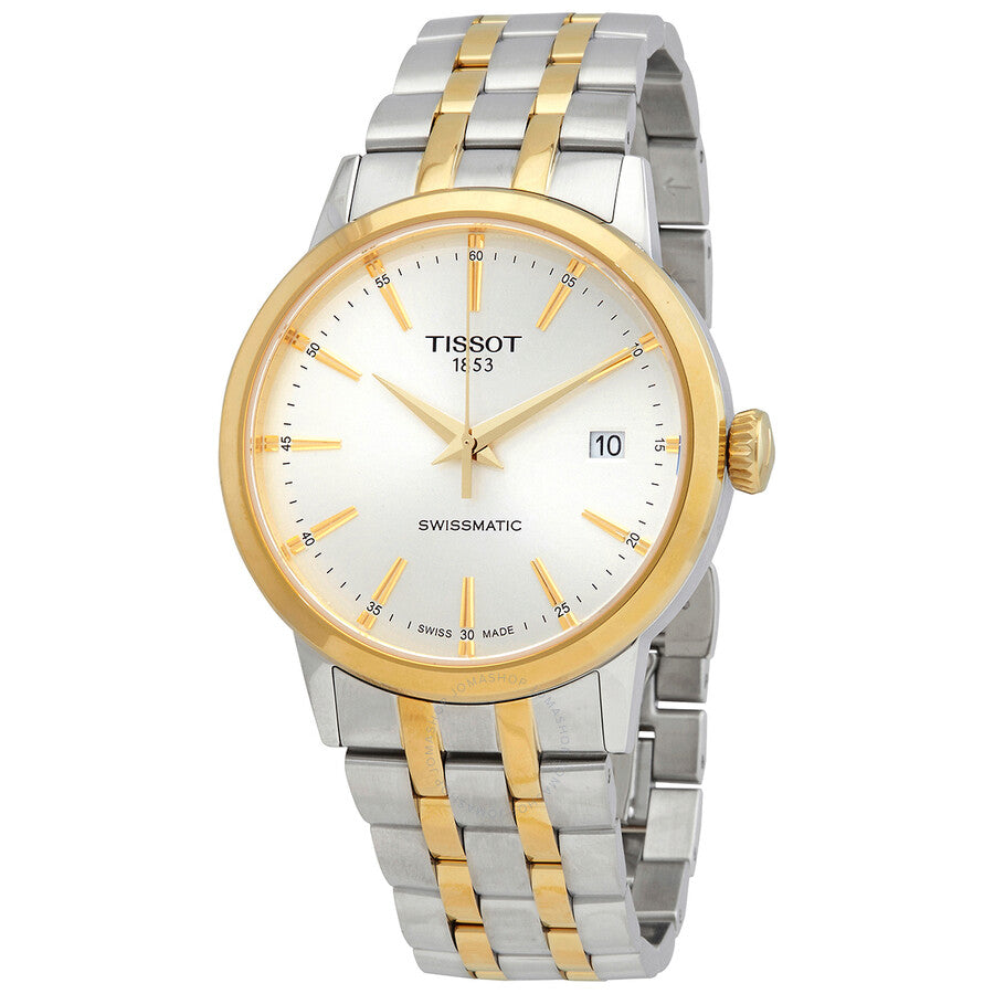 Tissot Classic Dream Automatic Silver Dial Two-tone Men's Watch T129.407.22.031.01 - Watches of America