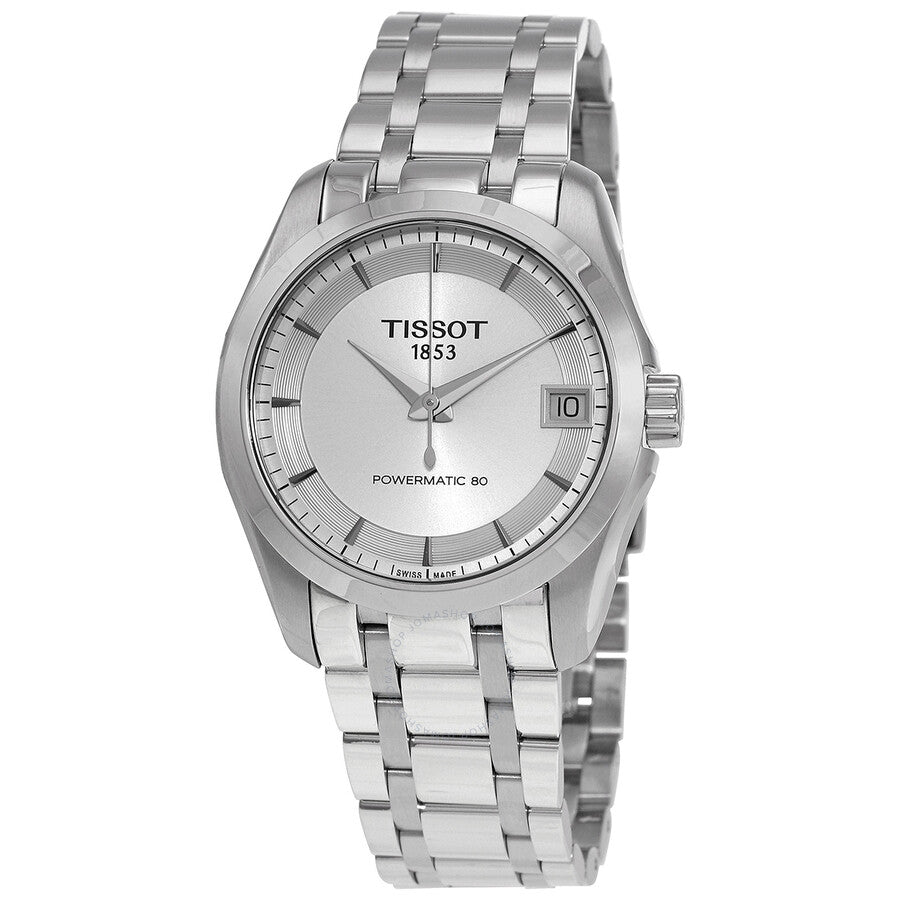 Tissot Couturier Powermatic 80 Automatic Ladies Watch T035.207.11.031.00 - The Watches Men & Co