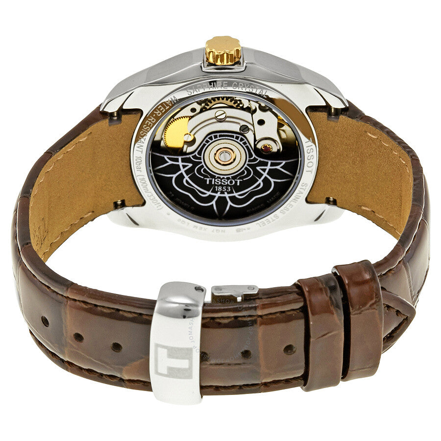 Tissot Couturier Powermatic 80 Silver Dial Ladies Watch T0352072603100 - The Watches Men & Co #3