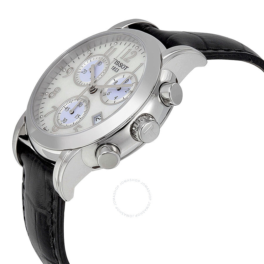 Tissot Dressport Chronograph Mother of Pearl Dial Ladies Watch T050.217.16.112.00 - The Watches Men & Co #2