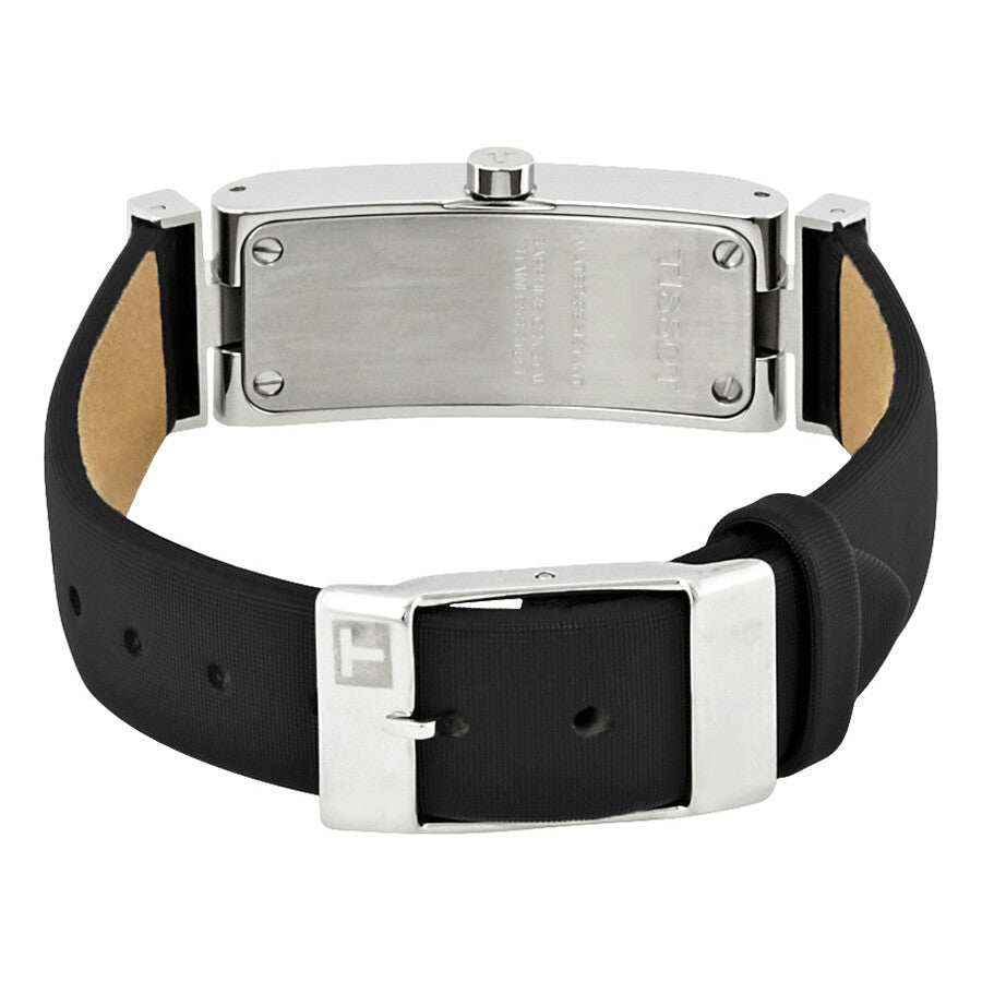 Tissot Equi-T Black Dial Ladies Diamond Watch T58.1.325.50 - The Watches Men & Co #3
