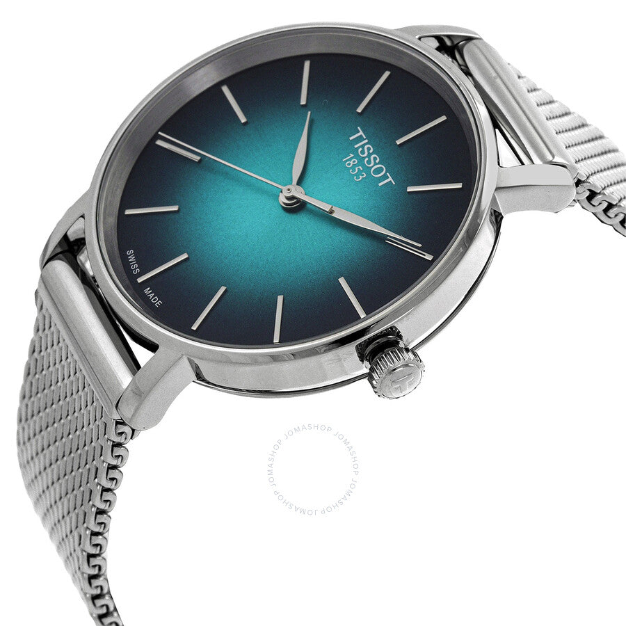 Tissot Everytime Quartz Graded Green-Black Dial Ladies Watch T1432101109100 - Watches of America #2