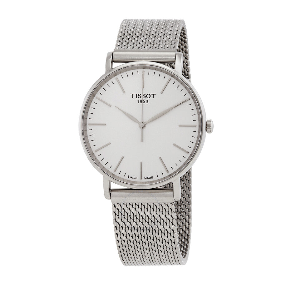 Tissot Everytime Quartz White Dial Men's Watch T1434101101100 - The Watches Men & Co