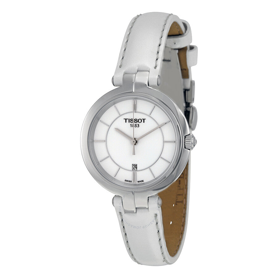 Tissot Flamingo White Dial Ladies Watch T0942101601100 - Watches of America