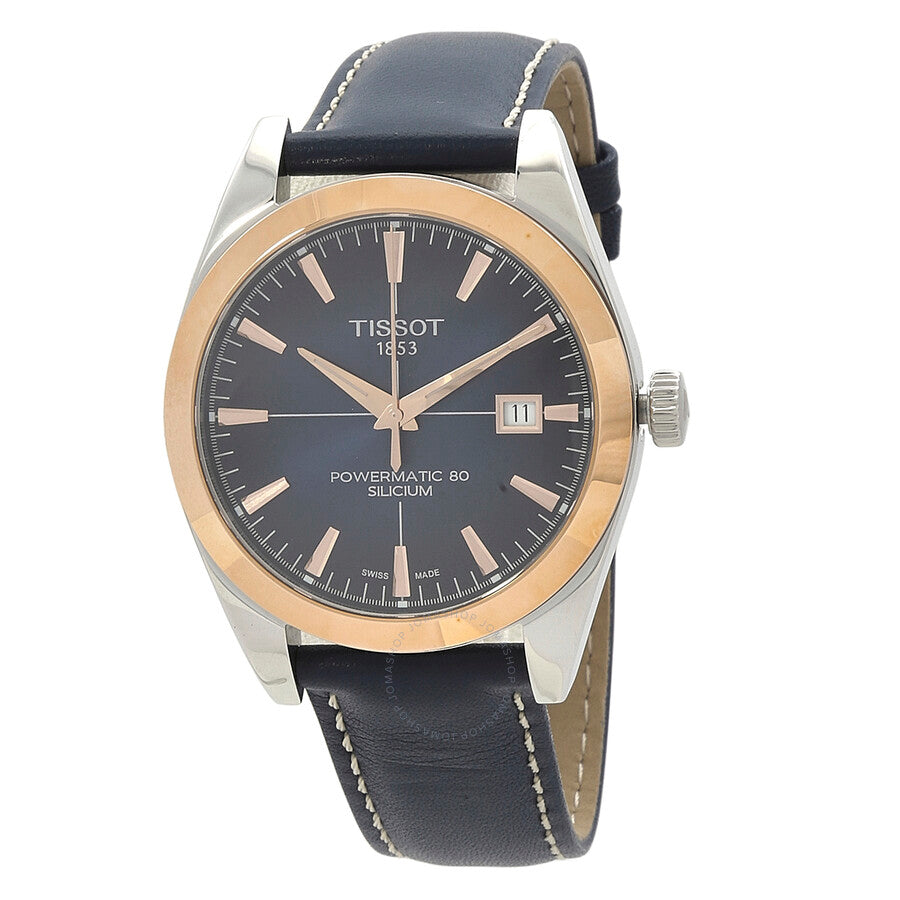 Tissot Gentleman Powermatic 80 Silicium Automatic Chronometer Blue Dial Men's Watch T927.407.46.041.00