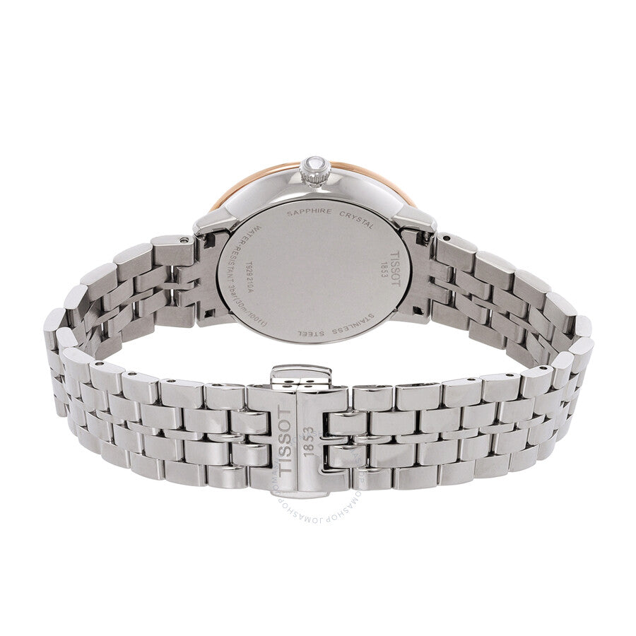 Tissot Glendora Quartz Diamond Blue Dial Ladies Watch T929.210.41.046.00 - The Watches Men & Co #3