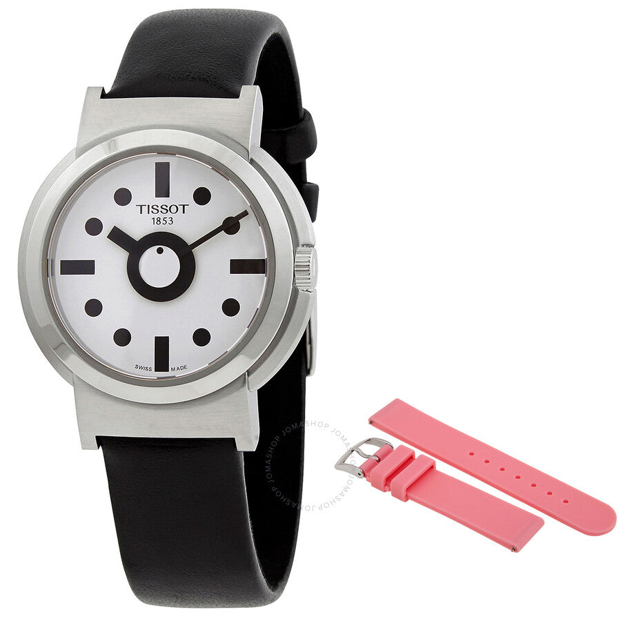Tissot Heritage Memphis Quartz White Dial Ladies Watch T134.210.17.011.00 - Watches of America