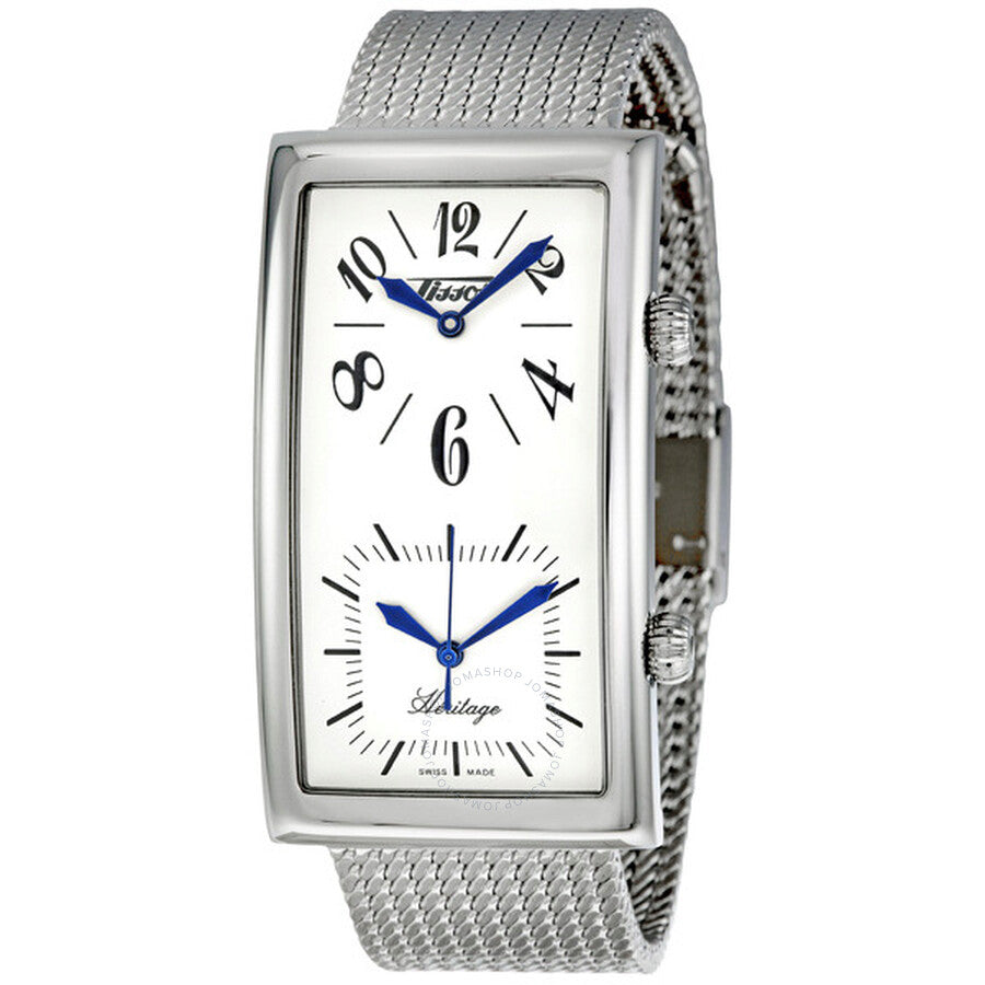 Tissot Heritage White Dual Time Dial Men's Watch T56.1.683.79 - The Watches Men & Co