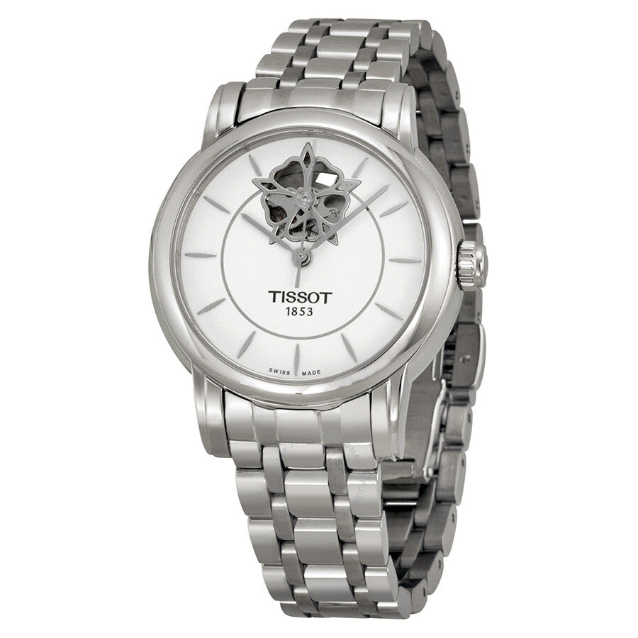 Tissot Lady Heart Automatic White Dial Ladies Watch T0502071101104 - Watches of America