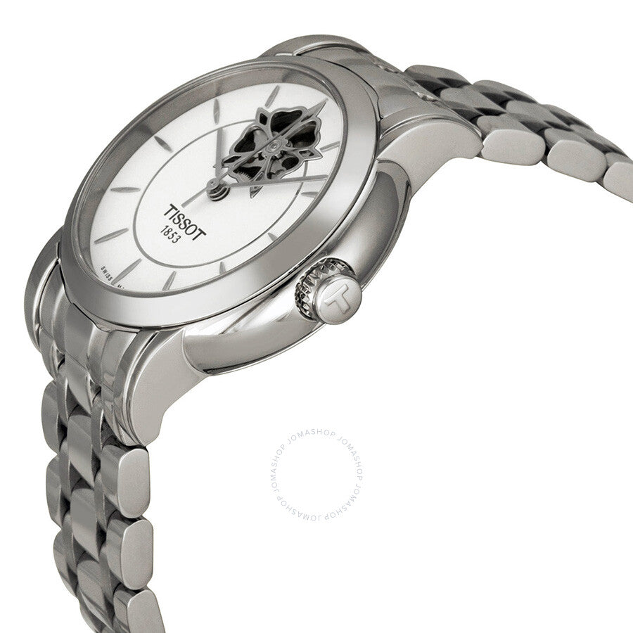 Tissot Lady Heart Automatic White Dial Ladies Watch T0502071101104 - Watches of America #2