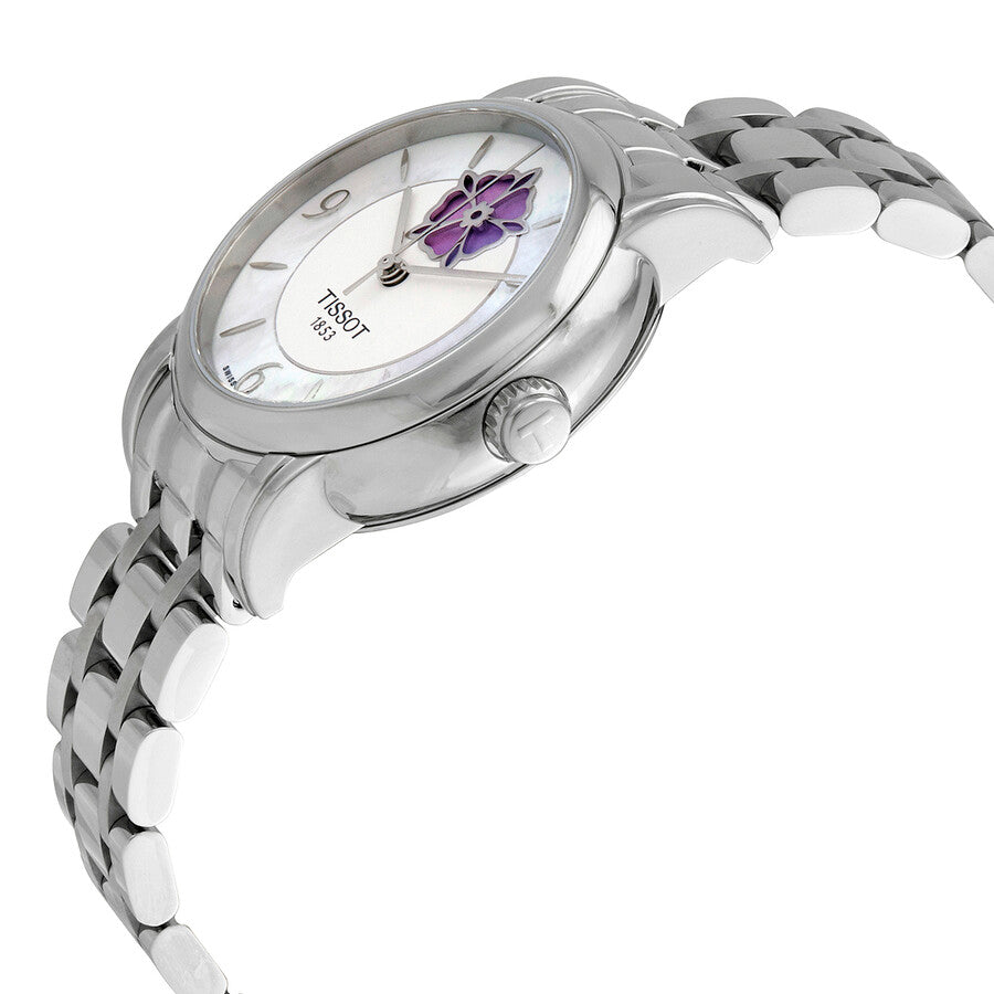 Tissot Lady Heart Automatic White Mother of Pearl Dial Ladies Watch T050.207.11.117.05 - The Watches Men & Co #2