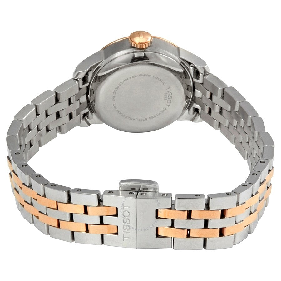 Tissot Le Locle Silver Diamond Dial Automatic Two Tone Ladies Watch T41.2.183.16 - Watches of America #3