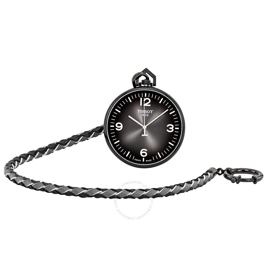 Tissot Lepine Anthracite Gradient Dial Pocket Watch T863.409.99.067.00 - The Watches Men & Co