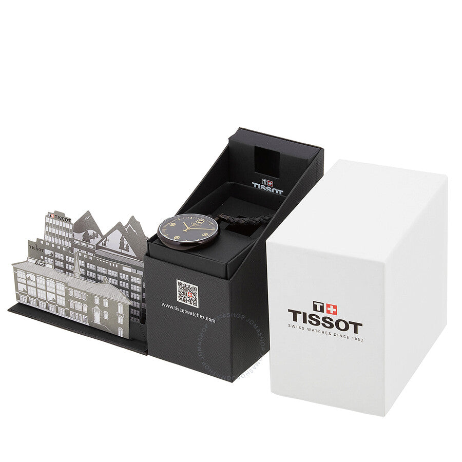 Tissot Lepine Quartz Black Dial Unisex Pocket Watch T863.409.99.057.01 - The Watches Men & Co #4