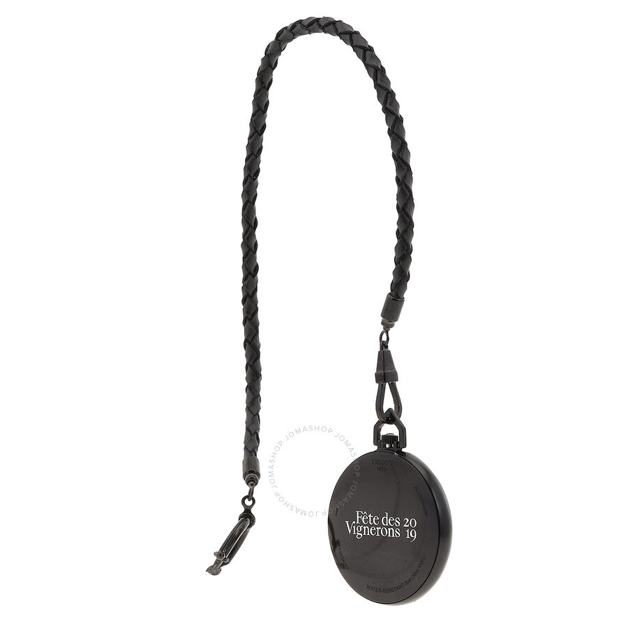 Tissot Lepine Quartz Black Dial Unisex Pocket Watch T863.409.99.057.01 - The Watches Men & Co #3