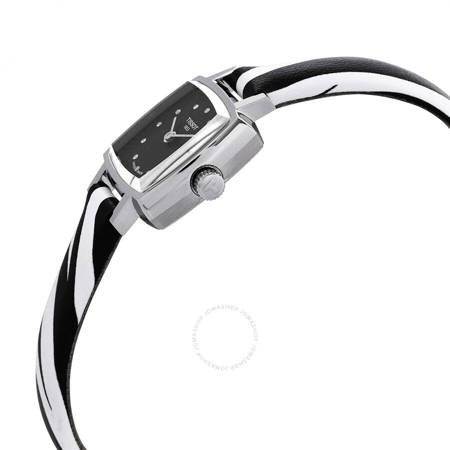 Tissot Lovely Quartz Diamond Black Dial Ladies Watch T058.109.17.056.00 - Watches of America #2