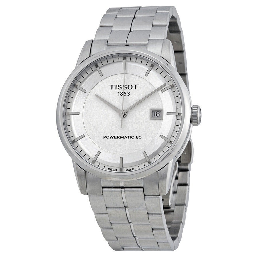 Tissot Luxury Powermatic 80 Silver Dial Men's Watch T0864071103100 - The Watches Men & Co