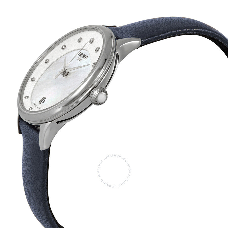 Tissot Odaci-T Quartz Diamond White Mother of Pearl Dial Ladies Watch T133.210.16.116.00