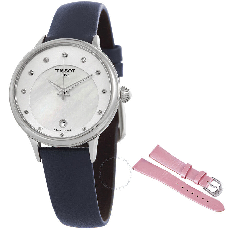 Tissot Odaci-T Quartz Diamond White Mother of Pearl Dial Ladies Watch T133.210.16.116.00