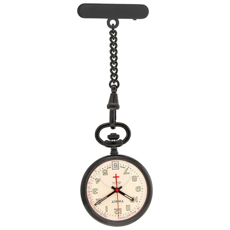 Tissot Pendants Infirmiere Quartz Beige Dial Men's Pocket Watch T81.7.224.92 - The Watches Men & Co