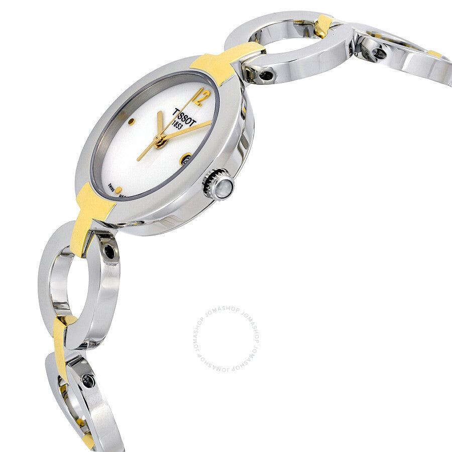 Tissot Pinky White Dial Ladies Watch T0842102201700 - The Watches Men & Co #2