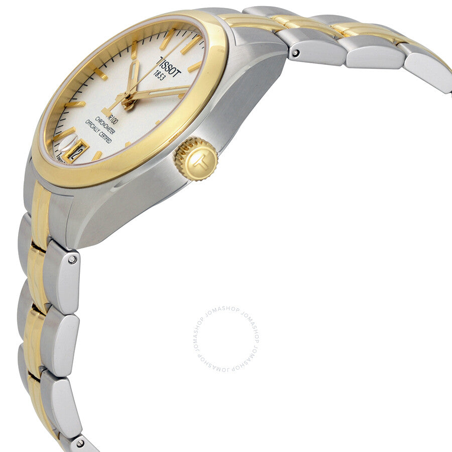Tissot PR 100 Automatic Silver Dial Ladies Watch T101.208.22.031.00 - Watches of America #2