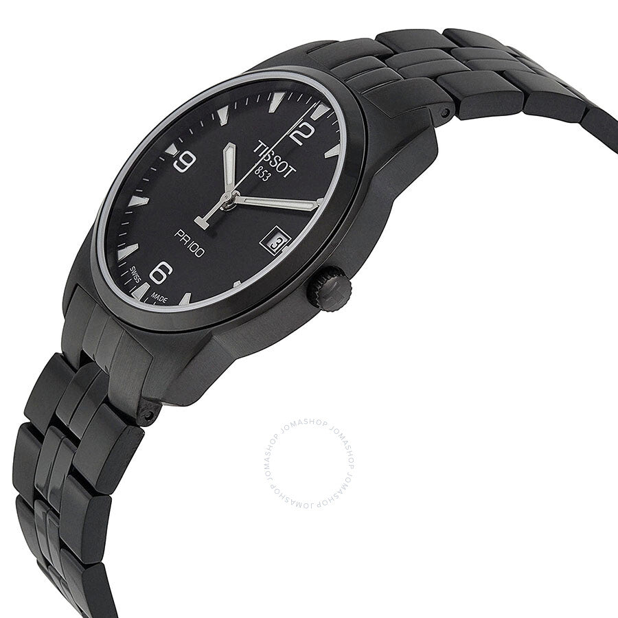 Tissot PR 100 Black Steel Men's Watch T049.410.33.057.00 - The Watches Men & Co #2