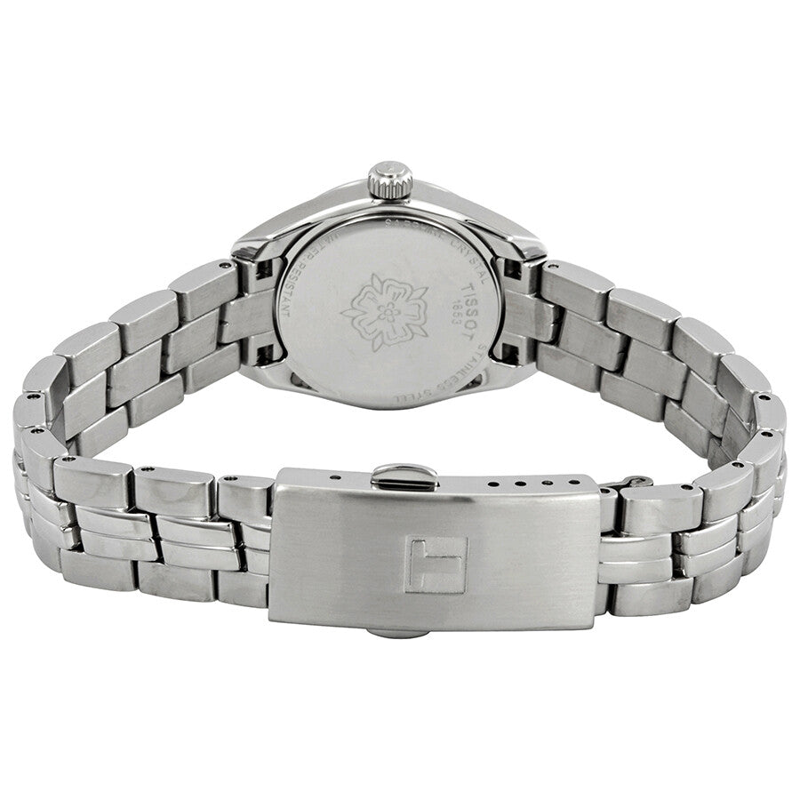 Tissot PR 100 Brown Dial Stainless Steel Ladies Watch T1010101106100 - The Watches Men & Co #3