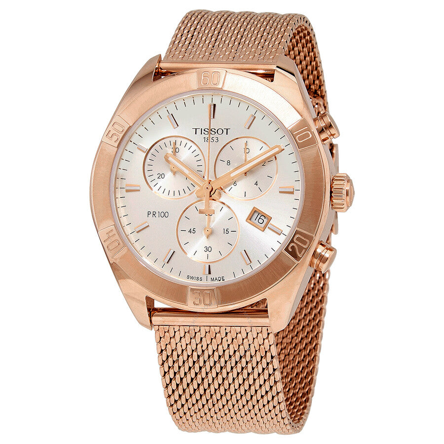 Tissot PR 100 Chronograph Quartz Silver Dial Men's Watch T101.917.33.031.00 - The Watches Men & Co
