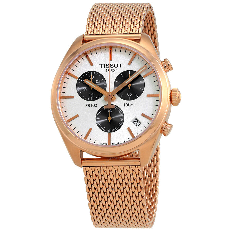 Tissot PR 100 Chronograph Silver Dial Men's Watch T101.417.33.031.01 - The Watches Men & Co