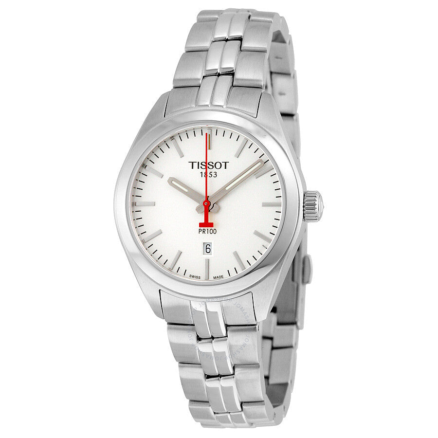 Tissot PR 100 NBA Special Edition Silver Dial Ladies Watch T101.210.11.031.00 - The Watches Men & Co
