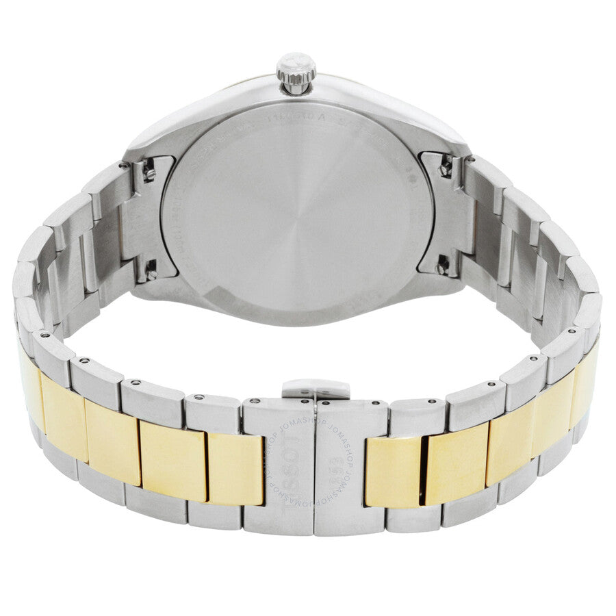 Tissot PR 100 Quartz Blue Dial Two-Tone Men's Watch T1504102204100