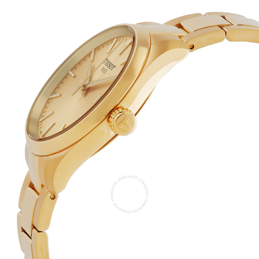 Tissot PR 100 Quartz Champagne Dial Ladies Watch T1502103302100