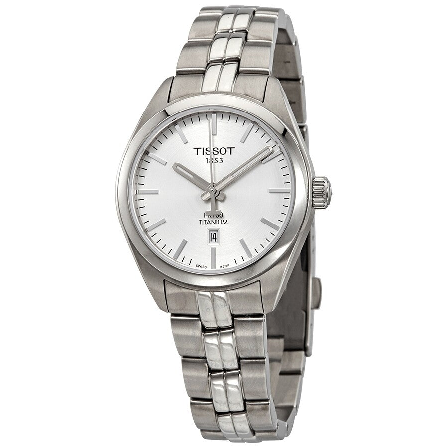Tissot PR 100 Quartz Silver Dial Ladies Watch T101.210.44.031.00 - The Watches Men & Co