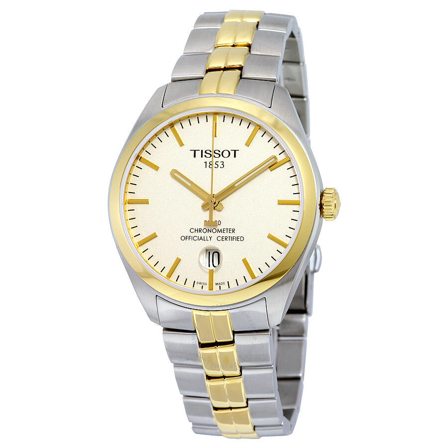 Tissot PR100 Chronometer Two-tone Men's Watch T1014512203100 - The Watches Men & Co