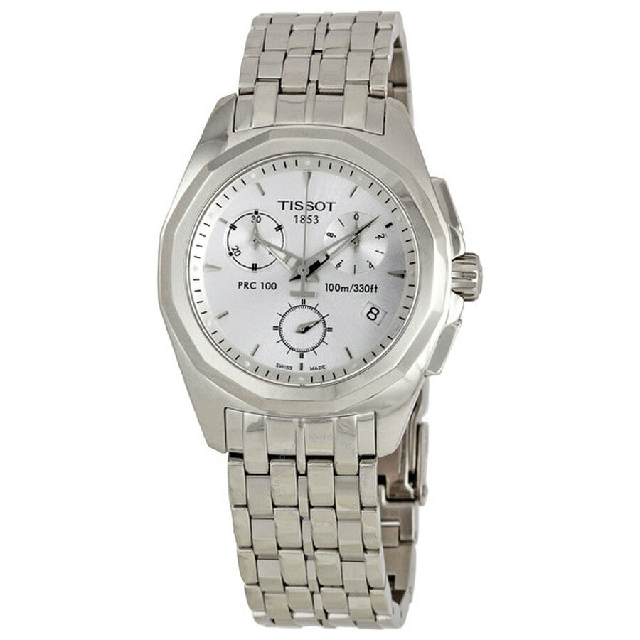 Tissot PRC100 Silver Dial Ladies Watch T008.217.11.031.00