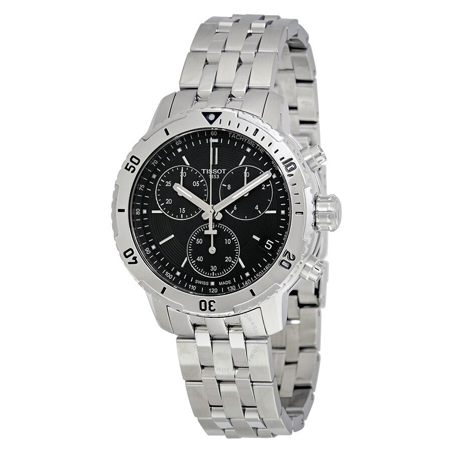 Tissot PRS 200 Chronograph Black Dial Men's Watch T067.417.11.051.01 - The Watches Men & Co