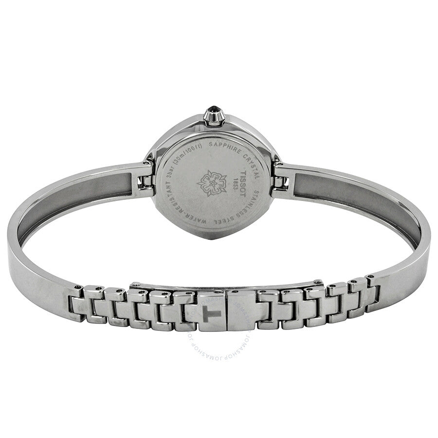 Tissot Silver  Dial Stainless Steel Ladies Watch T1131091033600 - The Watches Men & Co #3