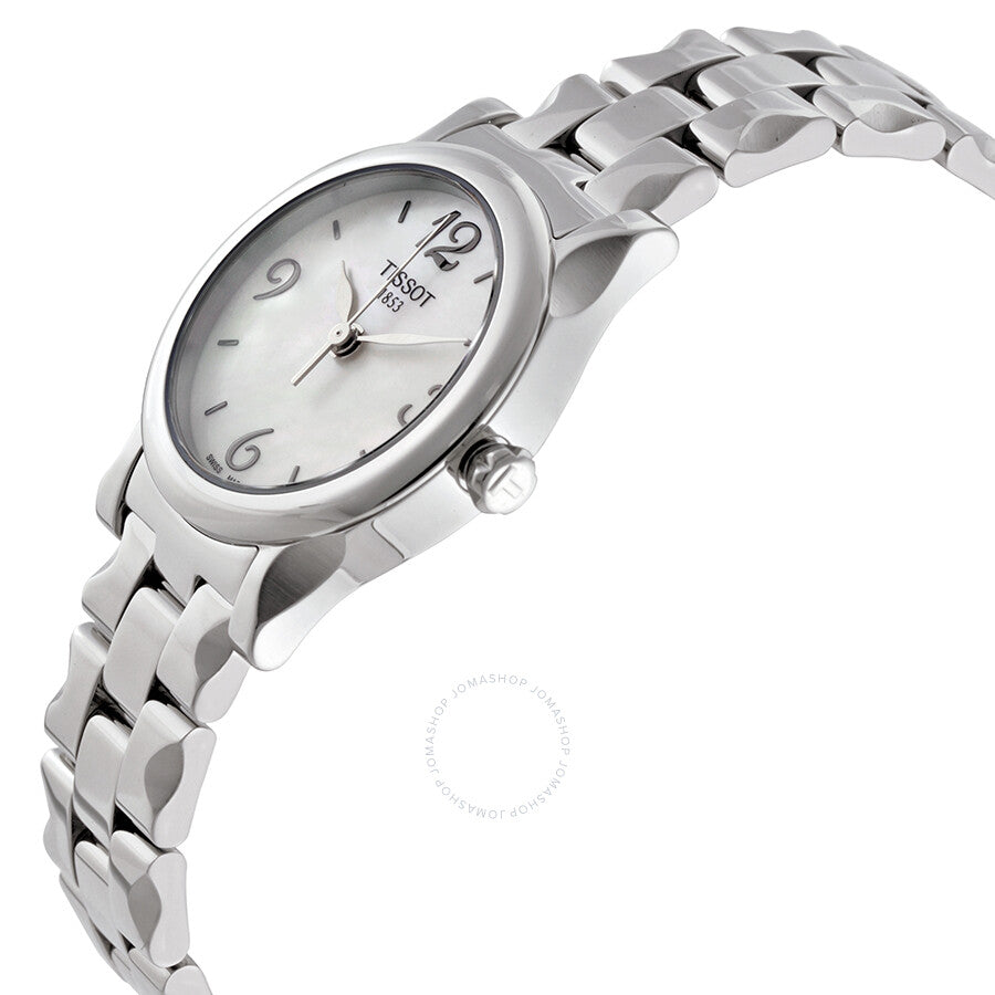 Tissot Stylis-T Mother of Pearl Dial Stainless Steel ladies Dial T0282101111702 - The Watches Men & Co #2