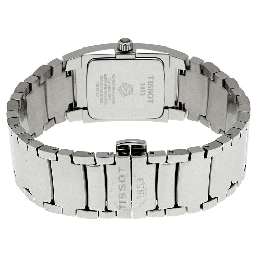 Tissot T-10 Silver Dial Stainless Steel Ladies Watch T073.310.11.017.00 - The Watches Men & Co #3
