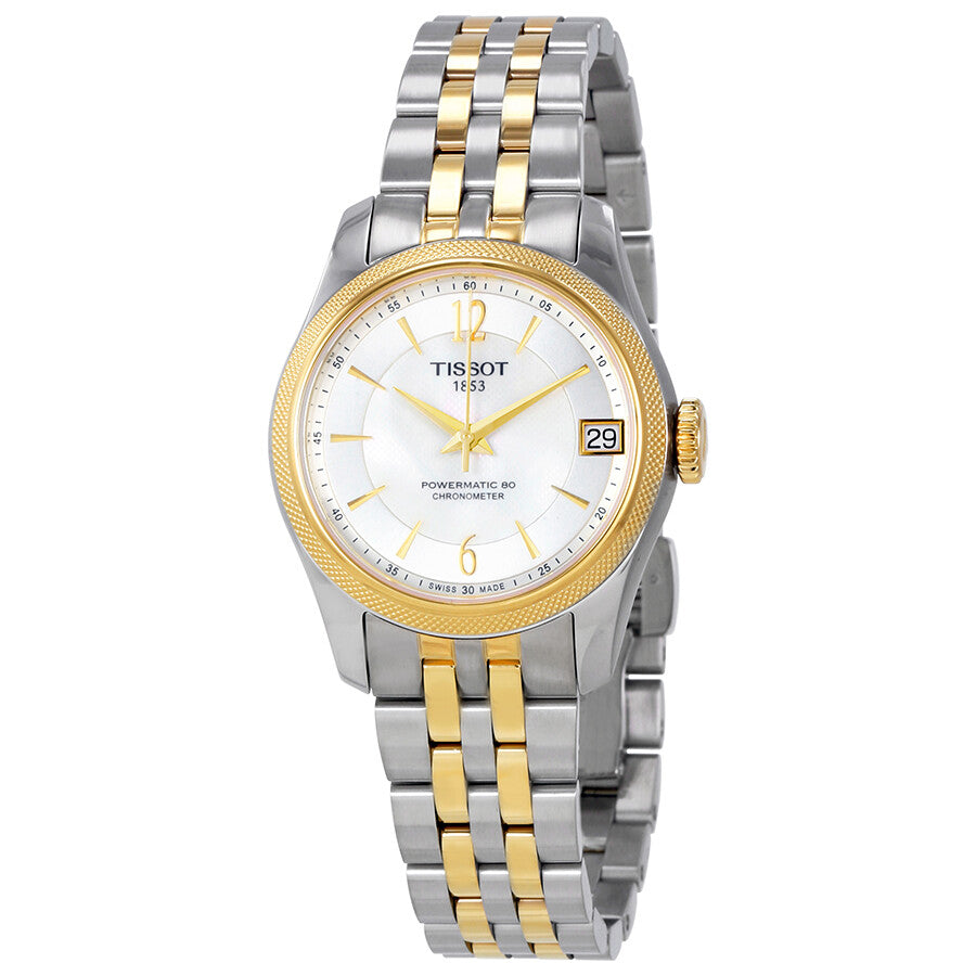 Tissot T-Classic Ballade Automatic Mother of Pearl Dial Ladies Watch T108.208.22.117.00 - Watches of America