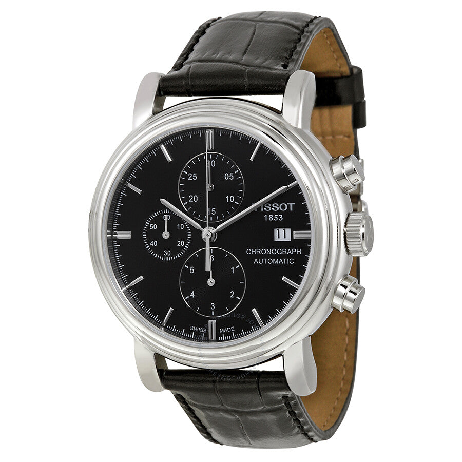 Tissot T-Classic Carson Chronograph Automatic Black Dial Men's Watch T0684271605100 - The Watches Men & Co