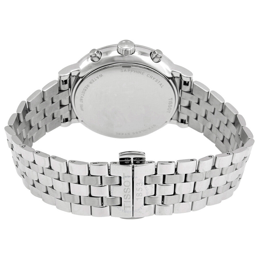 Tissot T-Classic Carson Premium Chronograph Quartz White Dial Watch T122.417.11.011.00 - The Watches Men & Co #3