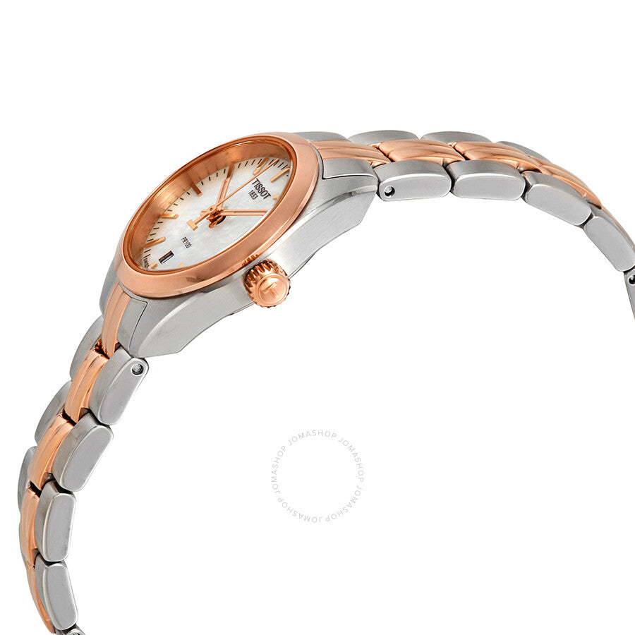 Tissot T-Classic Mother of Pearl Dial Two-tone Ladies Watch T1010102211101 - The Watches Men & Co #2