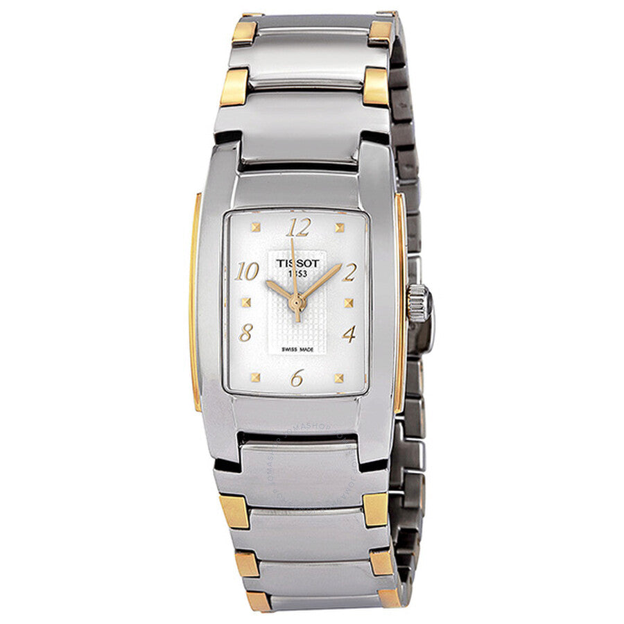 Tissot T-Classic T10 Silver Dial Ladies Watch T0733102201700 - The Watches Men & Co