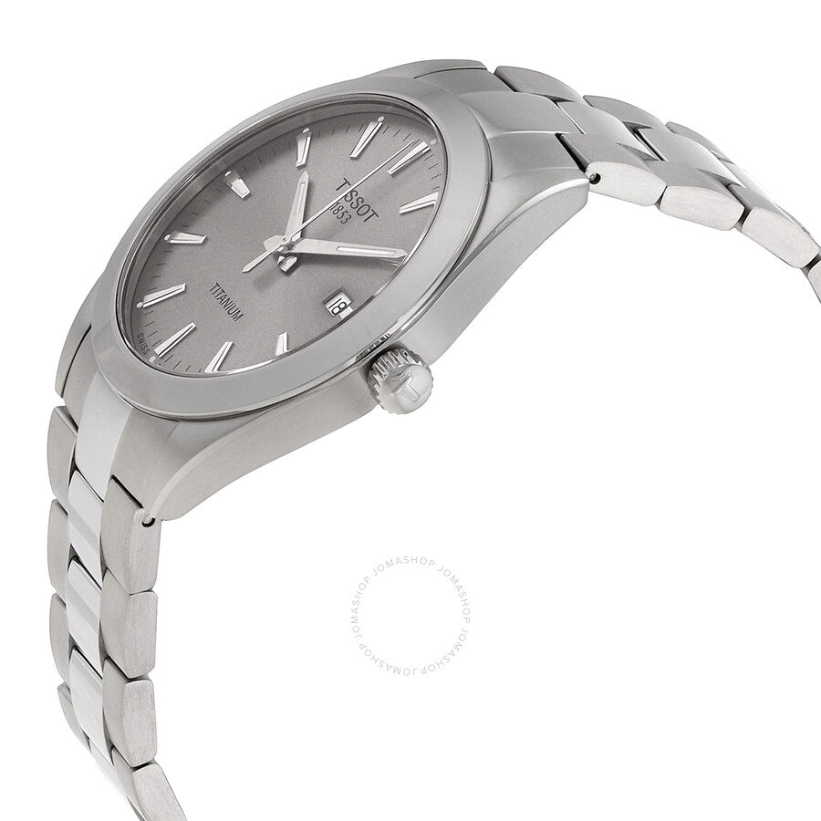 Tissot T-Classic Titanium Quartz Grey Dial Men's Watch T127.410.44.081.00