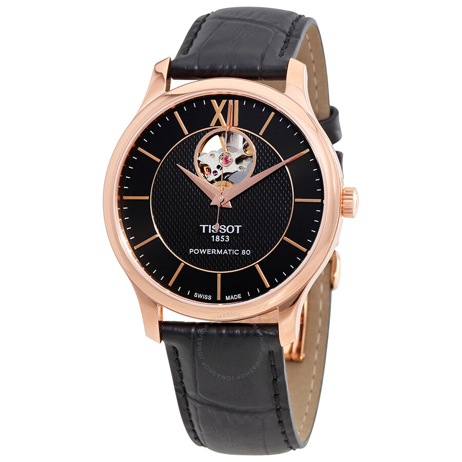 Tissot Tradition Automatic Black Dial Men's Watch T063.907.36.068.00 - Watches of America